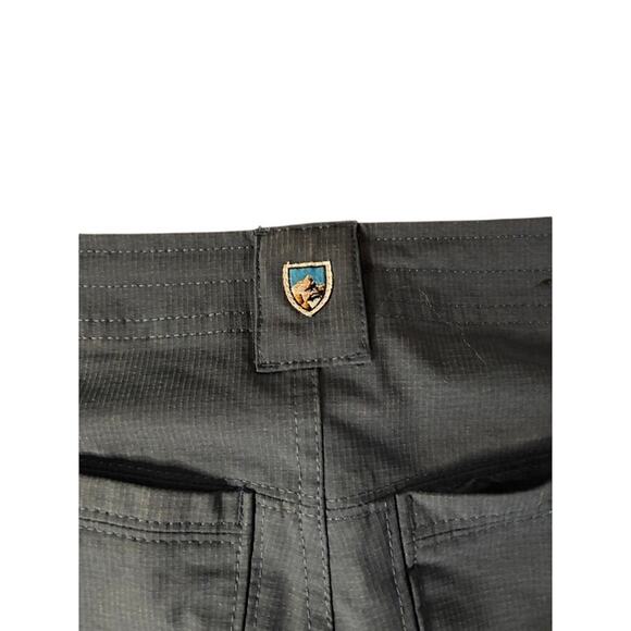 Kuhl Horizon Shorts Traverse Hiking Soft Shell Roll-Up Cargo Blue Women's 6 - Picture 6 of 8